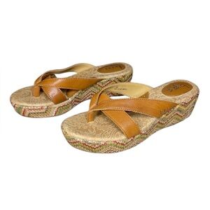 BORN leather sandals